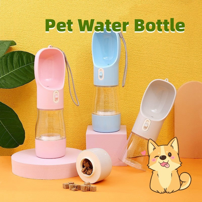 Outdoor Dog Water & Food Bowl | Portable Dispenser for Hiking and Travel