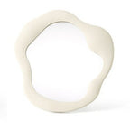 Modern Abstract Desktop Makeup Mirror | Simple Plastic Special-Shaped Design