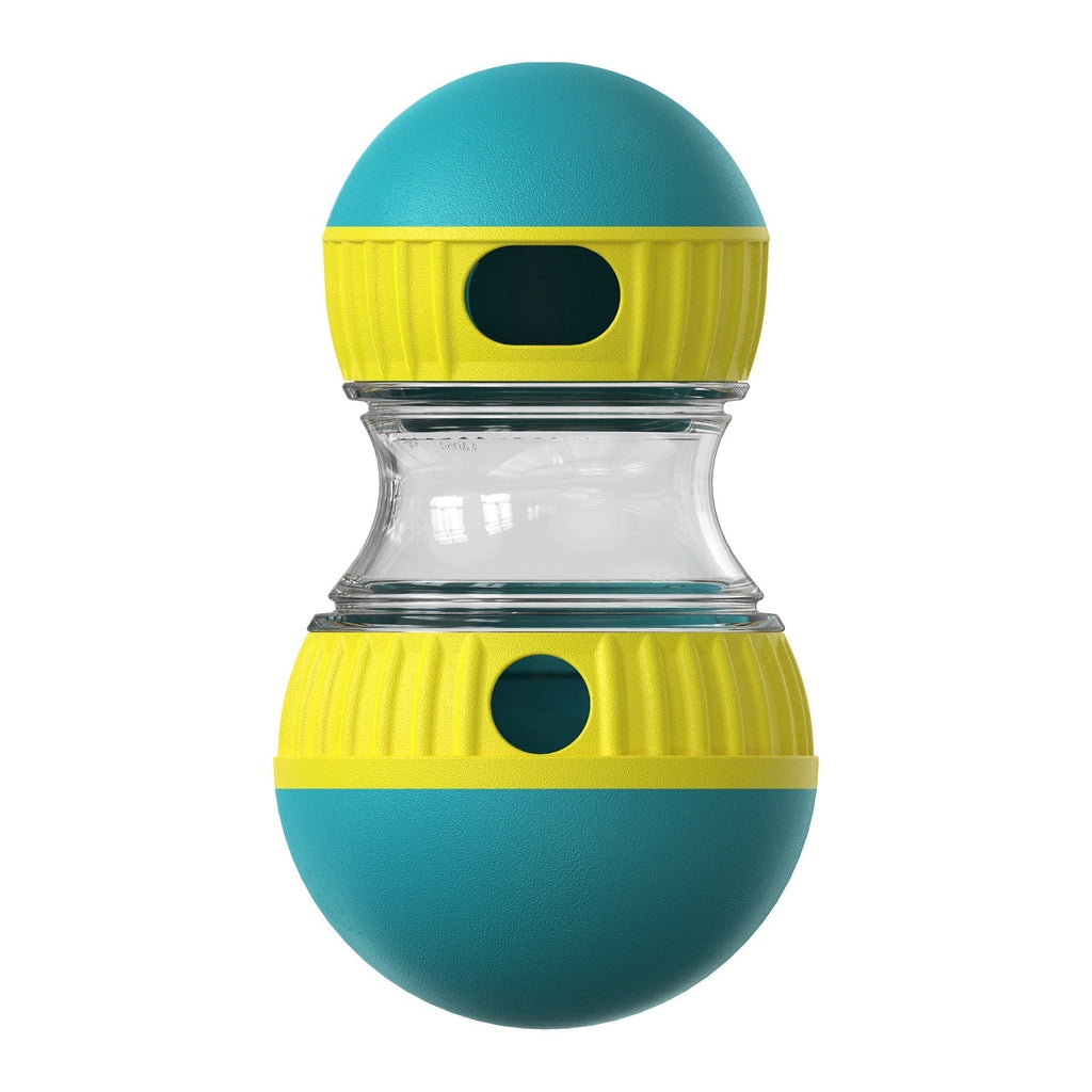 Slow Feeder Tumbler Dog Toy | Leaky Food Ball for Stomach Protection & Fun