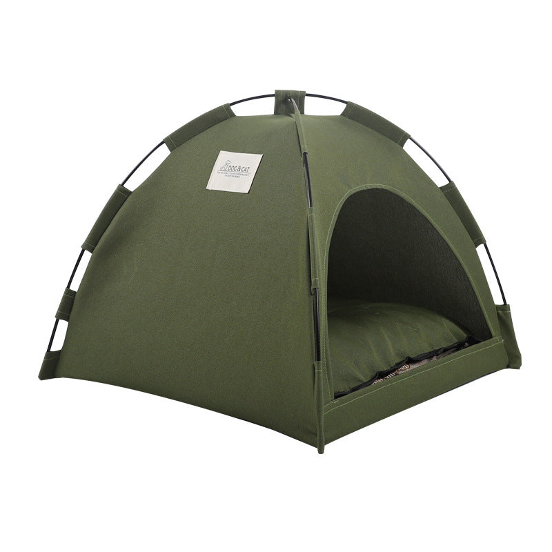 Portable Pet Tent/Sofa Bed | Cooling Mat, Indoor Cat Nest, Dog Kennel Cushion