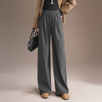 Fashion Slimming Loose Fit Straight Trousers