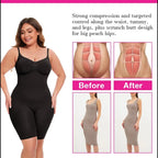 Seamless Postpartum Abdomen Shapewear – Mid-Thigh Slimming Body Shaper for Women