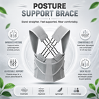 Adjustable Posture Corrector Brace for Daily Back Support - Women & Men
